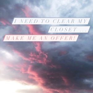 Need to clear out my closet!!!!